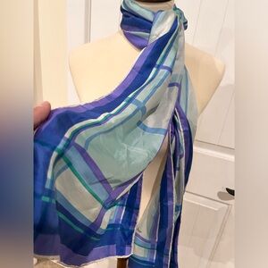 Vintage Echo 100% silk Scarf
